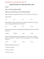 7 Đề thi thử học kì 1 môn Hóa lớp 8 năm 2020 - 2021 có lời giải hay | Hóa học, Lớp 8 - Ôn Luyện