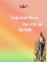 Bài giảng Âm nhạc 2 bài 7 Ôn tập hát Múa vui | Âm nhạc, Lớp 2 - Ôn Luyện