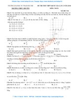 Đề thi thử THPT Quốc gia 2018 môn Toán - Trường Chuyên ĐH Sư phạm HN lần 2