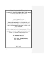 An investigation into teachers’ facilitation of learners’ active learning in the classroom  a case study at a rural secondary school in bac ninh province 