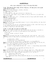 Toán 9 Ôn Tập 0. ôn tập HKI  Toán 9 (Hay)   www.MATHVN.com