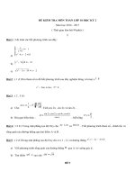 Đề thi có đáp án chi tiết môn toán lớp 10 trường THPT Việt nhật năm học 2016 - 2017 | Toán học, Lớp 10 - Ôn Luyện