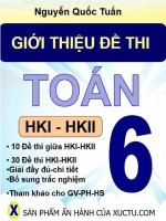 Đề thi học kì 1- Toán 6- Mới nhất- có đáp án- Bản đẹp – Xuctu.com