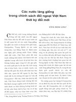 Các nước láng giềng trong chính sách đối ngoại Việt Nam thời kỳ đổi mới