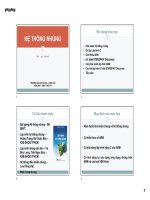 Bài giảng Hệ thống nhúng