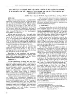 Kiến thức và tuân thủ điều trị thuốc chống đông kháng Vitamin K ở bệnh nhân sau mổ thay van tim cơ học tại Trung tâm Tim mạch – Bệnh viện E năm 2014