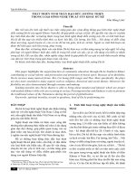 PHAT TRIỂN TINH THẦN ĐẠO ĐỨC, HƯỚNG THIỆN TRONG LOẠI HÌNH NGHỆ THUẬT SÂN KHẤU DÙ KÊ