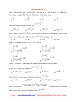 35 Đề thi thử THPT quốc gia môn Toán - Đề số 29 | Toán học, Đề thi đại học - Ôn Luyện