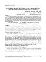 BÁN HÀNG ĐA CẤP Ở SINH VIÊN TRƯỜNG ĐẠI HỌC CÔNG NGHIỆP THỰC PHẨM THÀNH PHỐ HỒ CHÍ MINH, THỰC TRẠNG VÀ GIẢI PHÁP