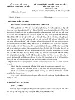 Đề thi thử tốt nghiệp THPT môn Ngữ văn năm 2020-2021 có đáp án - Trường THPT Hàn Thuyên (Lần 1)