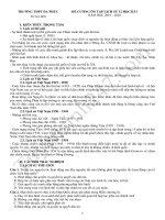 Đề cương ôn tập kì 1 lớp 12 môn Sử 2019 - THPT Đa Phúc