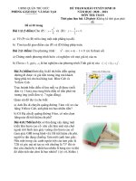 Đề thi vào lớp 10 môn Toán năm 2020 - 2021 quận Thủ Đức hay và khó | Toán học, Đề thi vào lớp 10 - Ôn Luyện
