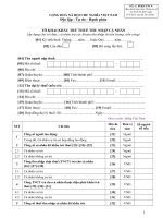 Mời bạn đọc tải về mẫu Tờ khai khấu trừ thuế TNCN