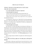 Áp dụng ISO 9001: 2015 trong quản lý hành chính xã Thời Sơn, huyện Tịnh Biên, tỉnh An Giang