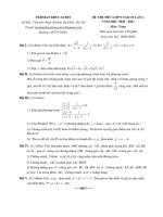 Đề thi thử vào lớp 10 môn Toán trung tâm Fermat Education Hà Nội năm 2020