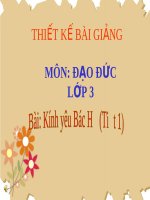 Bài giảng Đạo đức 3 bài 1 Kính yêu bác Hồ | GDCD, Lớp 3 - Ôn Luyện
