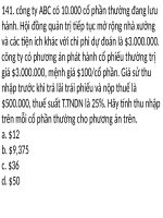 bài giảng kế toán doanh nghiệp 4 ktdn nâng caoths nguyễn thị thanh thủy 1 tài liệu luyện thi av chứng chỉ ciuh tháng 9  2013 file nghe đáp án tài liệu đáp án tài liệu avciuh 92013