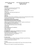 ĐỀ CƯƠNG ÔN TẬP GIỮA HỌC KÌ I MÔN: NGỮ VĂN