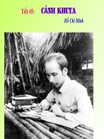 Tiết 45: CẢNH KHUYA