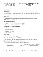 Đề cương ôn tập học kỳ II môn Địa li