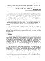 NGHIÊN CỨU XỬ LÝ NƯỚC THẢI BẰNG EXPANDED GRANULARSLUDGE BED (EGSB) SỬ DỤNG GIÁ THỂ MANG POLYVINYL ALCOHOL (PVA) TRONG XỬ LÝ NƯỚC THẢI SẢN XUẤT TINH BỘT MÌ
