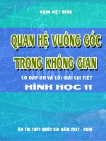 Bài tập và Lý thuyết chương 3 Hình học lớp 11 - Vecto trong không gian- Đặng Việt Đông | Toán học, Lớp 11 - Ôn Luyện