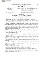 TT29 2013 Danh muc bi mat Nha nuoc TNMT