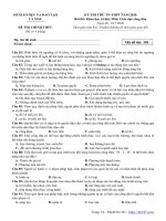 Đề thi thử tốt nghiệp THPT năm 2020 môn GDCD sở GD&ĐT Cà Mau - THI247.com