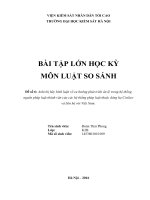 bình luận về xu hướng phát triển án lệ trong hệ thống nguồn pháp luật thành văn của các hệ thống pháp luật thuộc dòng họ Civilaw và liên hệ với Việt Nam.