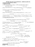 Hướng dẫn ôn tập chương III hình học lớp 10 phương trình đường thẳng | Toán học, Lớp 10 - Ôn Luyện