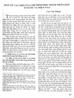 Bàn về vai trò của chế định Hội thẩm nhân dân ở nước ta hiện nay