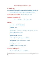 Sáng kiến kinh nghiệm, SKKN - Tích hợp giáo dục bảo vệ môi trường và hình thành kĩ năng sống cho học sinh trường THCS Tô Hiệu trong khi giảng dạy môn Vật lí 8