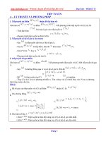 Bài tập và Lý thuyết chương 5 đại số lớp 11 - Tiếp tuyến - Đặng Việt Đông | Toán học, Lớp 11 - Ôn Luyện