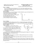 Đề thi olympic môn vật lý lớp 7 năm 2014 trường thcs liên châu | Vật lý, Lớp 7 - Ôn Luyện