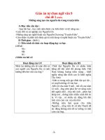 Giáo án tự chọn văn 9 (soạn theo chủ đề)