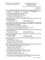 Đề kiểm tra Lịch sử 12 lần 2 năm 2019 - 2020 trường THPT Lý Thường Kiệt - Bắc Ninh - THI247.com
