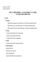 GIÁO ÁN CHUYÊN ĐỀ CÔNG NGHỆ LỚP 8