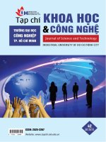 Tạp chí Khoa học và Công nghệ - Số 42 (06-2019) 30-12-2019