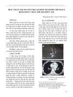 Phẫu thuật nội soi toàn bộ tạo hình thành bên nhĩ trái ở bệnh nhân u nhầy nhĩ trái phức tạp