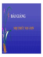 Nhị thức Niu-tơn | Toán học, Lớp 11 - Ôn Luyện