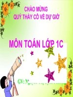 Toán, bài PHÉP CỘNG TRONG PHẠM VI 10   TIẾT 4 