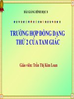 Trường hợp đồng dạng thứ hai | Toán học, Lớp 8 - Ôn Luyện