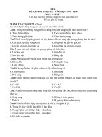 Đề thi học kì 1 lớp 7 môn Vật lý năm 2018 - 2019 có đáp án | Vật lý, Lớp 7 - Ôn Luyện