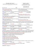 Đề thi thử học kì 2 môn GDCD lớp 10 có đáp án | Lớp 10, Giáo dục công dân - Ôn Luyện