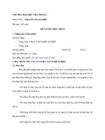 Thực tập nghề nghiệp(chuyên đề tốt nghiệp)