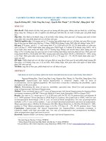 Vai trò của phẫu thuật nội soi cắt thùy trái gan điều trị ung thư tế bào gan