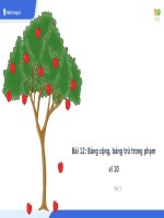 Bảng cộng bảng trừ trong phạm vi 10 tiết 3 