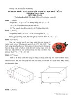Đề thi vào lớp 10 môn Toán năm 2019 - 2020 THCS Nguyễn Thị Hương | Toán học, Đề thi vào lớp 10 - Ôn Luyện