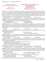 Đề khảo sát GDCD 11 lần 2 Nguyễn Viết Xuân Vĩnh Phúc năm 2019 2020,có đáp án