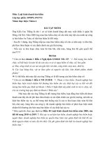 Bài tập nhóm môn luật kinh doanh bảo hiểm